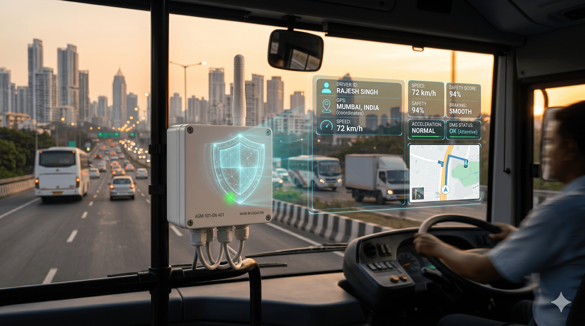 SafeSense in-cabin AI safety system